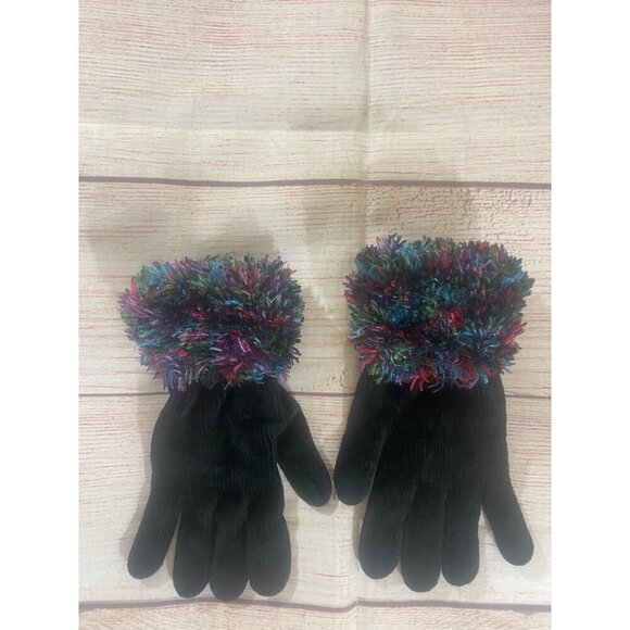 Cejon Women's Black Knit Classic Winter/ Fall Gloves - OS - Picture 2 of 8